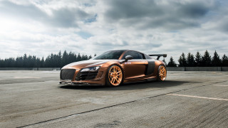 Bronze matte car concrete forest - a concrete surface free wallpaper