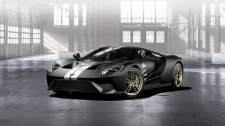 Black white sportscar garage foggy - a foggy sky free wallpaper
