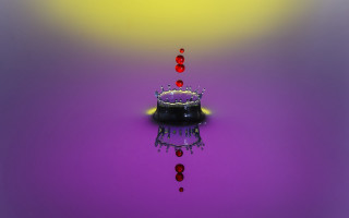 Liquid crown purple surface red - crown free wallpaper