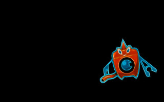 Red blue black background object - a blue object free wallpaper
