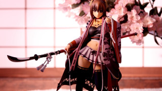 Doll sword flower tile background - detail free wallpaper