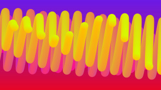 Colorful wave yellow pink red - smooth gradient free wallpaper