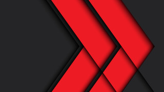 Red ribbon black diagonal bauhaus - diagonal free wallpaper