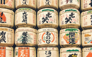 Stacked containers tiltshift shallowdepth closeup - asian free wallpaper