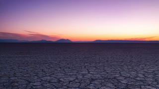 Lone bird desert sunset mountains - sunset free wallpaper