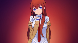 Girl red hair blue eyes 3 - official art free wallpaper