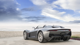 Sports car beach ocean cloudy - a beach near the ocean free wallpaper