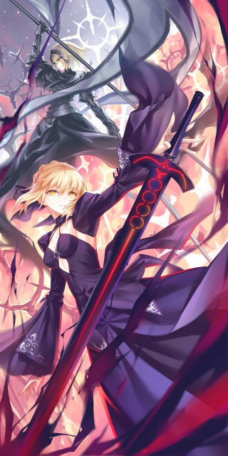 Woman sword demon girl sword - her hand and a demon free wallpaper