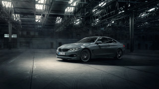 Silver car dark garage windows - a dark garage free wallpaper