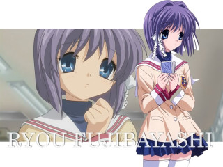 Anime girls purple hair blue - a cell phone free wallpaper