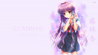 Girl long hair cell phone 3 - long hair holding free wallpaper