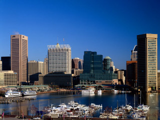 City skyline boats docked harbor - elizabeth charleston free wallpaper