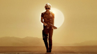 Desert woman gun sun mountains - imax 70 mm footage free wallpaper for desktop