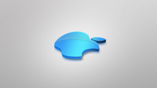 Blue object white background curved - a blue object free wallpaper
