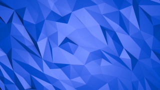 Blue abstract lowpoly blurred geometric - the bottom half of the image free wallpaper