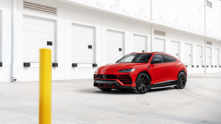 Red lamb suv building yellow - serial free wallpaper for desktop