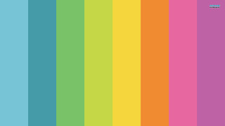 Rainbow colored wallpaper white background - the bottom of the wall free wallpaper
