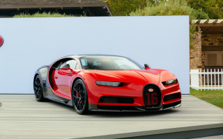 Red bugatti white wall fence - a white wall free wallpaper