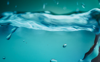 Blue liquid bubbles water green - a blue liquid free wallpaper