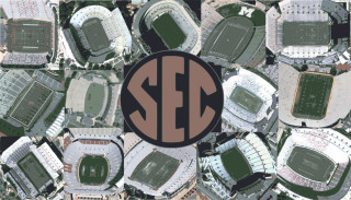 Stadium collage brown black logo - epic scale free wallpaper