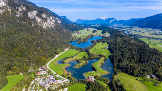 Scenic valley lake mountains forest - scenic free wallpaper