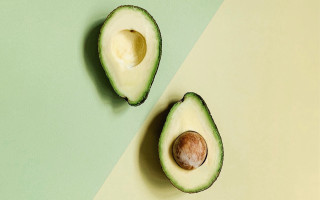 Avocado halves green yellow background - background free wallpaper for desktop