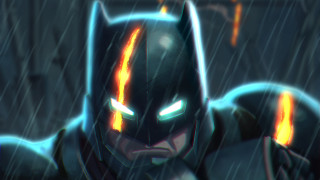 Batman glowing eyes flame sci - his chest and chest free wallpaper