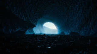Dark cave moonlight starry sky - the end of it free wallpaper