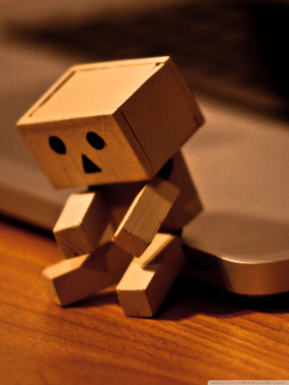 Wooden toy table laptop keyboard - stuckism free wallpaper