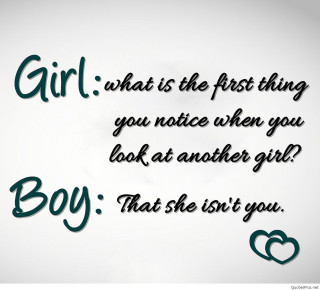 Boy girl quote emotional realism - free love wallpaper