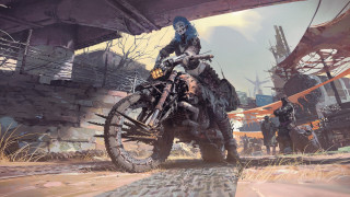Motorcycle rider dirt road bridge - craig mullins free wallpaper