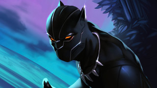Black cat glowing eyes purple 2 - a black cat free wallpaper