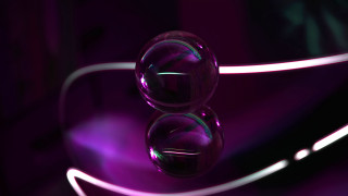 Purple glass light dark neon - a purple light free wallpaper
