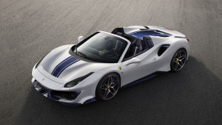 White blue sports car race - spectacular free wallpaper