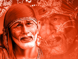 Bearded man red background painting - a painting of a man free wallpaper