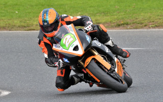 Motorcycle rider race track helmet 2 - dave allsop free wallpaper