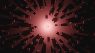 Red black abstract mandelbrot girl - geometric abstract art free wallpaper