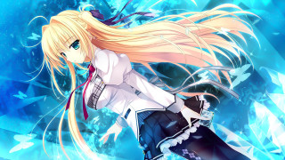 Girl white shirt black skirt - black skirt free wallpaper