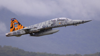 Fighter jet clouds mountains trees - carl gustaf pilo free wallpaper