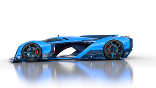 Blue sports car white background - this image free wallpaper