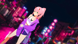 Purple outfit night street blurry - a purple outfit free wallpaper