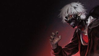 White haired masked man raising - a black mask free wallpaper