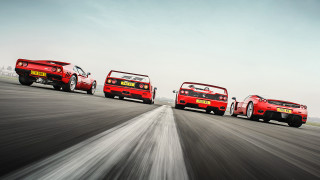 Red cars sunny road vroom - a road next free wallpaper
