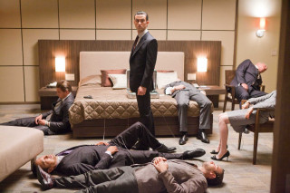 Men suits ties floor hotel - a group of men free wallpaper