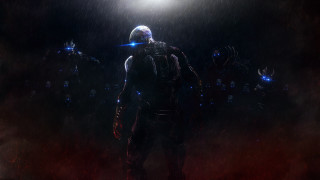Space suit man rain flashlight - a flashlight free wallpaper