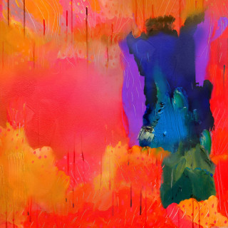 Colorful background paint streaks lines - free abstract wallpaper