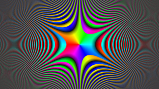 Colorful abstract background star design 2 - bridget riley free wallpaper
