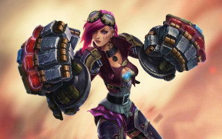 Ada gladys killins pink hair - a purple outfit free wallpaper for desktop