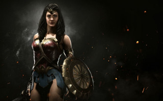 Wonder woman armor black hair - unreal engine 5 free wallpaper