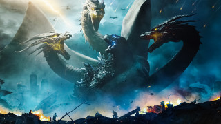Godzilla giant dragon movie poster - daryush shokof free wallpaper